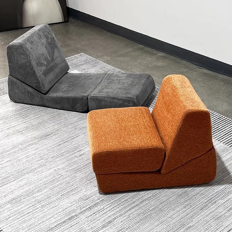 Stof Eenpersoons Slaapbank – Modern Ontwerp voor Compacte Ruimtes