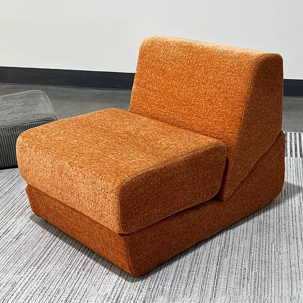 Stof Eenpersoons Slaapbank – Modern Ontwerp voor Compacte Ruimtes